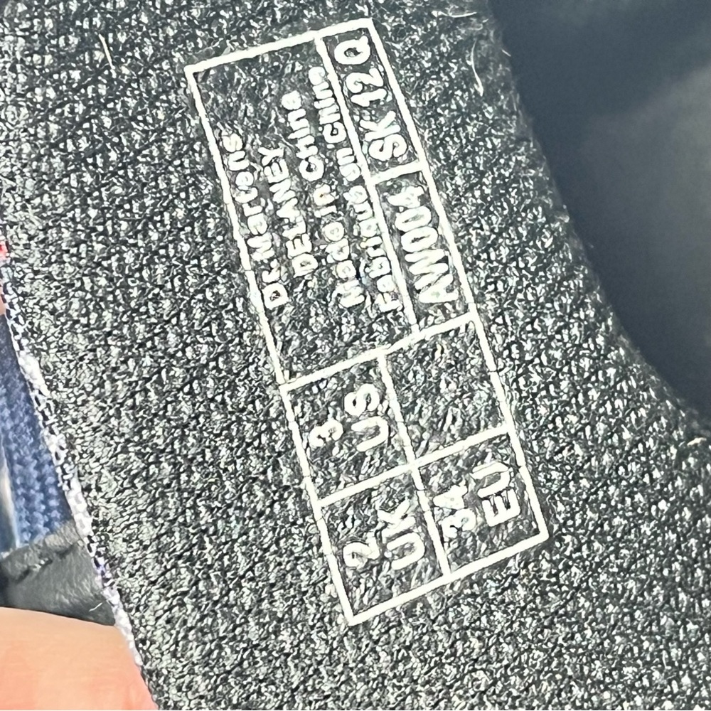 Dr. Martens 3 girl Castel Adventure Time Marceline Boots gray zipper 0695 - Picture 10 of 12